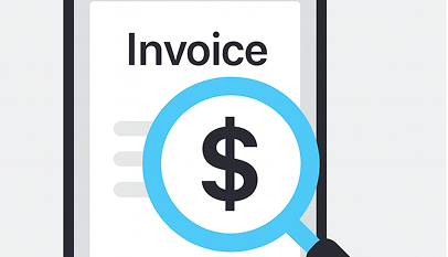 Invoice creation screen preview
